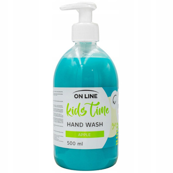 On Line Kids Time Owocowe Mydło Do Mycia Rąk Dla Dzieci 3+ Jabłko 500ml