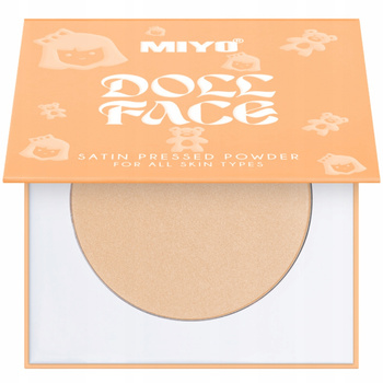 Miyo Doll Face Satin Prasowany Puder Matujący Do Twarzy 02 Princess 7g