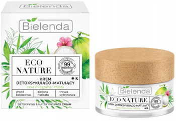 Bielenda Eco Nature Krem Detoksykująco Matujący