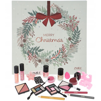 Zmile Square Jingle And Glow Kalendarz Adwentowy Zestaw 24 Kosmetyków