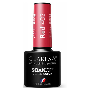 Claresa Lakier Hybrydowy Red 402 5g