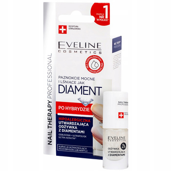 Eveline Nail Therapy Utwardzająca Odżywka Do Paznokci z Diamentami 5ml