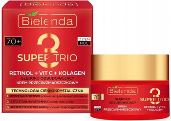 Bielenda Super Trio Krem Przeciwzmarszczkowy 70+