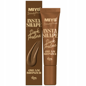 Miyo Insta Shape Kremowy Bronzer w Płynie Do Konturowania Dark Praline 15ml