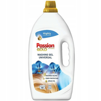 Passion Gold Universal Aktiv Żel Do Prania Białego Kolorowego 100 Prań 4L