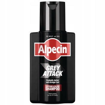 Alpecin Grey Attack Szampon Do Włosów Dla Mężczyzn Przeciw Siwieniu 200ml