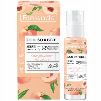 Bielenda Eco Sorbet Brzoskwinia Nawilżające Serum Booster Do Twarzy 30ml
