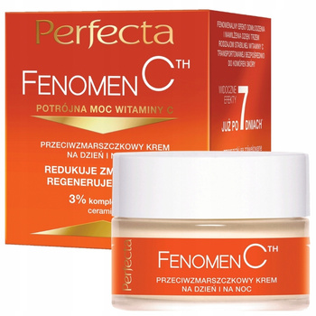 Perfecta Fenomen C Przeciwzmarszczkowy Krem Do Twarzy z Witaminą C 50 ml