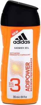 Adidas Żel Pod Prysznic 3w1 Adipower Mięta 250ml