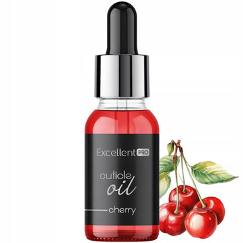 Excellent PRO Cuticle Oil Nawilżająca Oliwka Do Skórek Owocowa Wiśnia 10ml