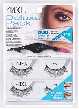 Ardell Rzęsy Deluxe Pack 105 Klej DUO Aplikator