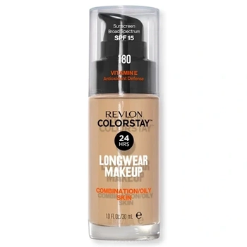 Revlon Colorstay Długotrwały Podkład Do Twarzy Cera Tłusta Mieszana 180 Sand Beige