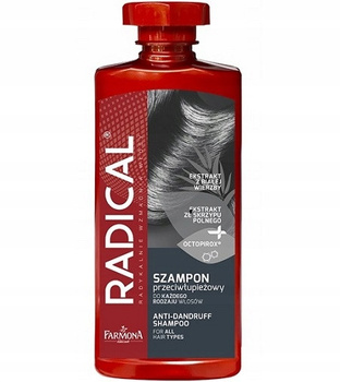 Radical Szampon Przeciwłupieżowy 400ml