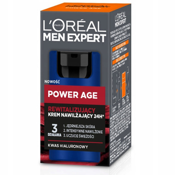 Loreal Men Expert Power Age Nawilżający Krem Rewitalizujący Dla Mężczyzn