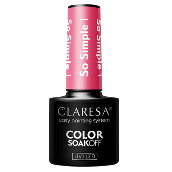 Claresa Lakier Hybrydowy So Simple 1  5g