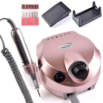 Coolstaff Frezarka Do Manicure Paznokci DM-202 Różowa + Zestaw Frezów