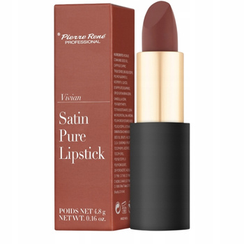 Pierre Rene Satin Pure Lipstick Pomadka Do Ust Satynowa 06 Vivian 4,8g