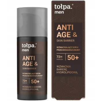 Tołpa Men Anti Age Kojący Wzmacniający Krem Do Twarzy Dla Mężczyzn 50+ 50ml