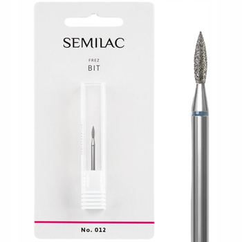 Semilac Frez Diamentowy Do Skórek Manicure Pedicure Płomień Łezka Bit 012