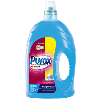 Purox Anti Fleck Color Żel Do Prania Kolorowego i Jasnego 176 Cykli 4,3L
