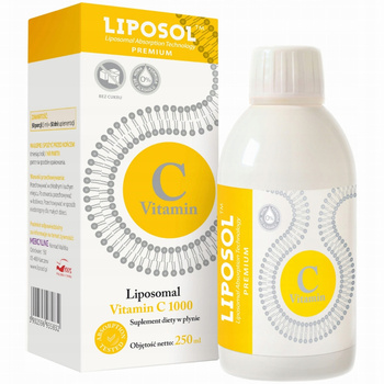 Aliness Liposol Witamina C 1000 Liposomalna Suplement Odporność Kości 250ml