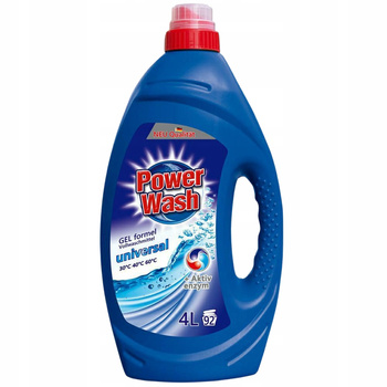 Power Wash Universal Żel Do Prania Białego Kolorowego 92 Prania 4L