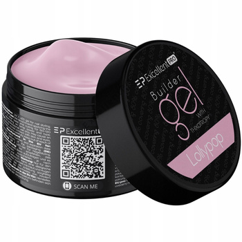 Excellent PRO Thixo Budujący Żel Do Paznokci LED UV Różowy Lollypop 50g