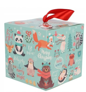 Zmile Cute Winter Animals Kalendarz Adwentowy Zestaw 24 Kosmetyków Kostka
