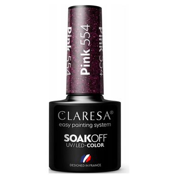 Claresa Lakier Hybrydowy Pink 554 5g