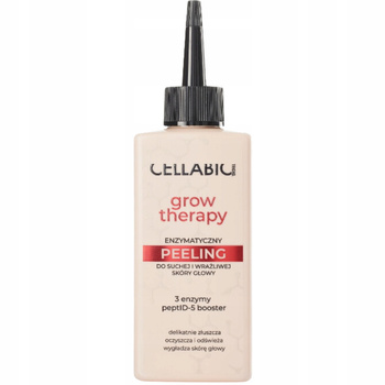 Cellabic Grow Therapy Łagodzący Enzymatyczny Peeling Do Skóry Głowy 150ml