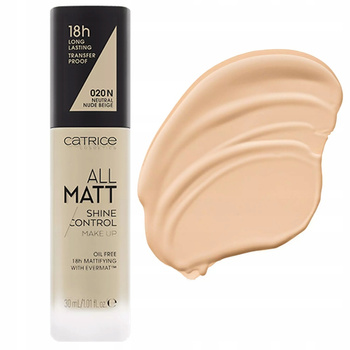 Catrice Podkład All Matt Plus Matujący Kryjący 020N Neutral Nude Beige