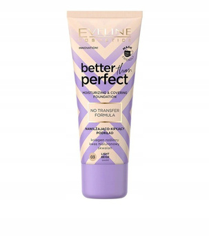 Eveline Better Than Perfect Nawilżająco-Kryjący Podkład Do Twarzy 03 Light Beige 30ml