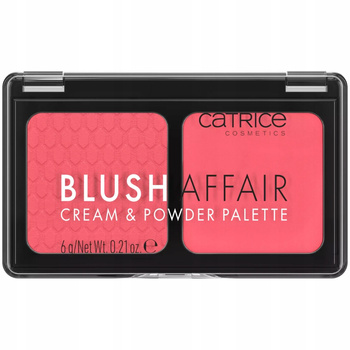 Catrice Blush Affair Róż Do Policzków w Kremie i Pudrze 010 Strawberry