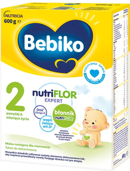Bebiko Nutriflor Expert Następne Mleko 600g 2