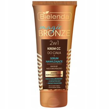 Bielenda Magic Bronze 2w1 Nawilżający Krem CC Serum Do Ciała z Q10 150ml