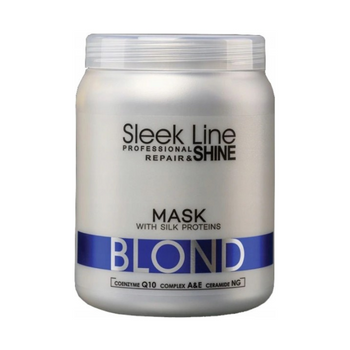 Stapiz Sleek Line Blond Maska z Jedwabiem Niebieska 1000ml