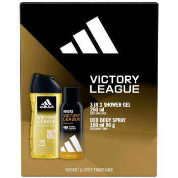 Adidas Victory League Zestaw Prezentowy Kosmetyków Męskich Żel + DEO Spray
