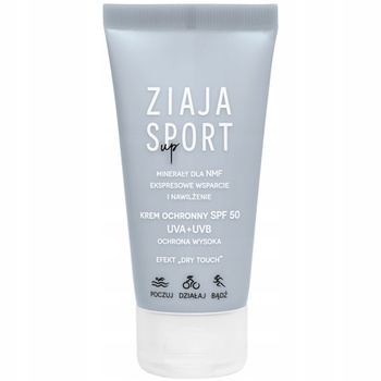 Ziaja Sport Nawilżający Krem Do Twarzy Wysoka Ochrona SPF 50 Na Dzień 50ml