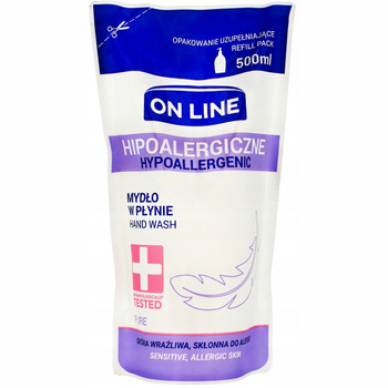 On Line Mydło w Płynie Zapas Uzupełnienie Oliwka Aloes 500ml