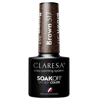 Claresa Lakier Hybrydowy Brown 317 5g