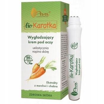 Ava Bio Karotka Wygładzający krem pod oczy roll-on