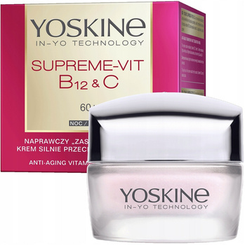 Yoskine Supreme Vit B12 i C Krem Na Dzień 60+