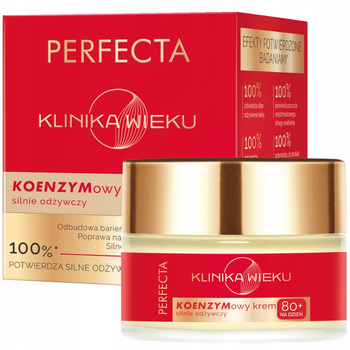 Perfecta Klinika Wieku Koenzym Odżywczy Krem Do Twarzy Na Dzień 80+ 50ml