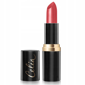 Celia Nawilżająca Pomadka Perłowa Kremowa z Drobinkami P05 Czerwona