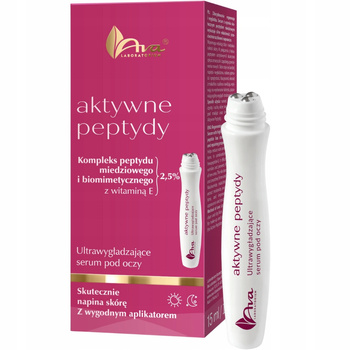 Ava Aktywne Peptydy Wygładzające Serum Pod Oczy Przeciwzmarszczkowe 15ml