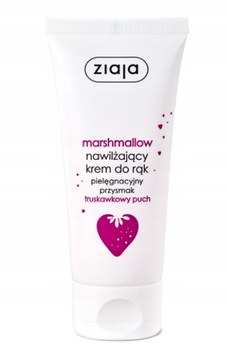 Ziaja Marshmallow Truskawkowy Puch Nawilżający Krem Do Rąk
