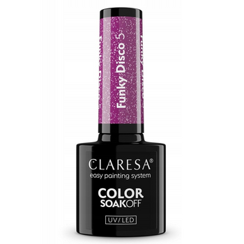 Claresa Lakier Hybrydowy Funky Disco 5 Violet Vinyl 5g