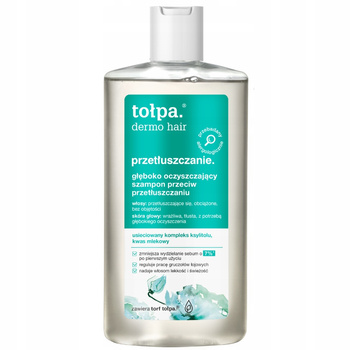 Tołpa Dermo Hair Przetłuszczanie Oczyszczający Szampon Do Włosów 250ml