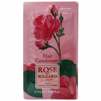 Rose Of Bulgaria Różana Odżywka Do Włosów z Olejem Jojoba Saszetka 12ml