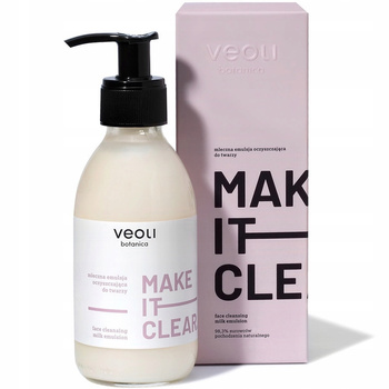 Veoli Botanica Make It Clear Mleczna Emulsja Oczyszczająca Do Twarzy Łagodząca 190ml